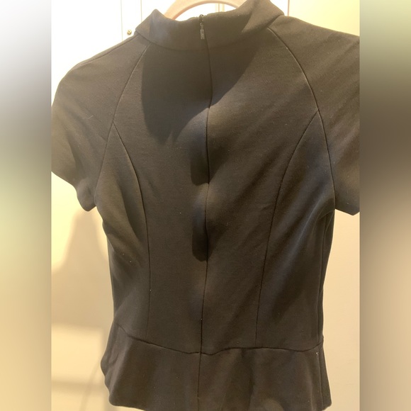 Hugo Boss peplum mock neck tee - Picture 5 of 6